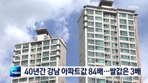 [종합뉴스 단신] 40년간 강남 아파트값 84배…쌀값은 3배로