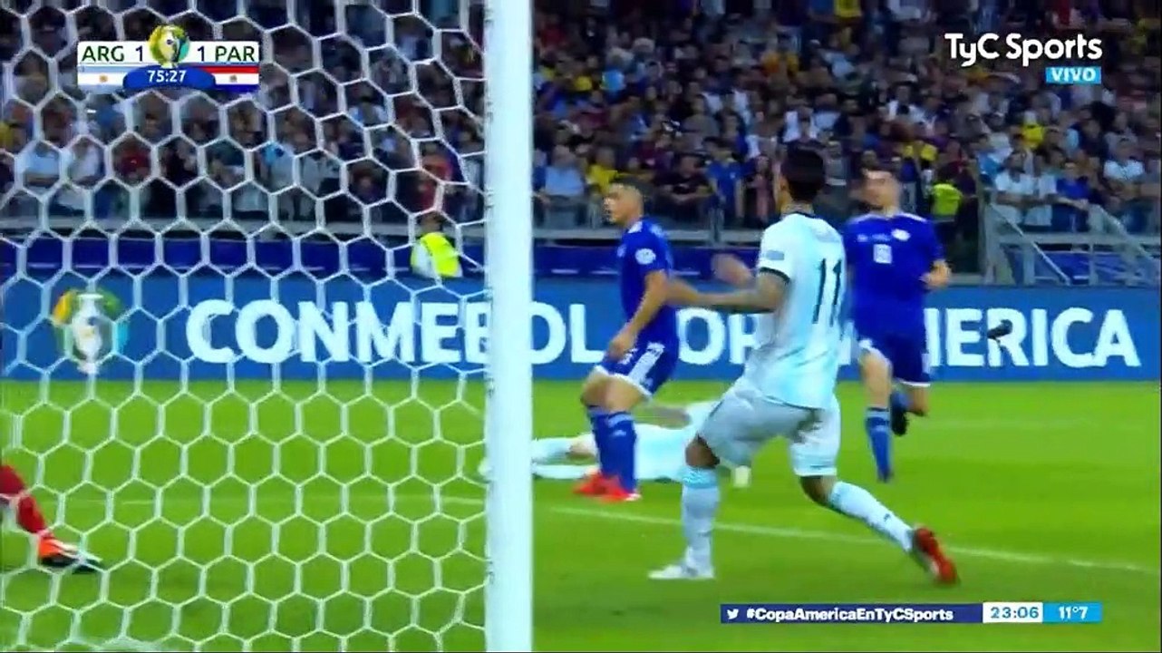 Copa America en TyC Sports: Argentina 1 - 1 Paraguay