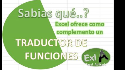 Traductor de Funciones de Excel