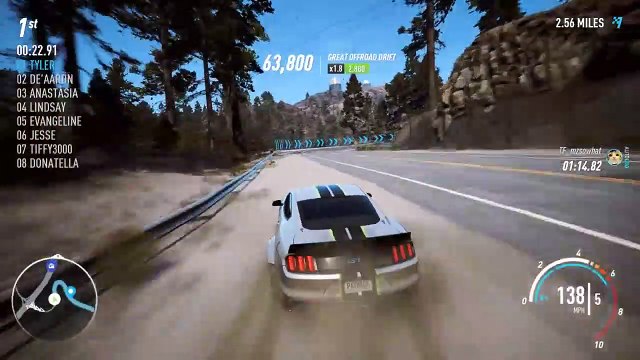 NFS Payback - LV399 Ford Mustang GT Heist Edition Race Spec Performance & Gameplay