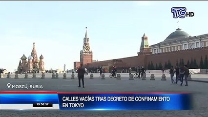 Autoridades de Moscú iniciaron la desinfección de las calles con químico especial