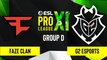CSGO - G2 Esports vs. FaZe Clan [Dust2] Map 2 - ESL Pro League Season 11 - Group D