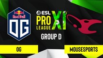 CSGO - mousesports vs. OG [Mirage] Map 1 - ESL Pro League Season 11 - Group D