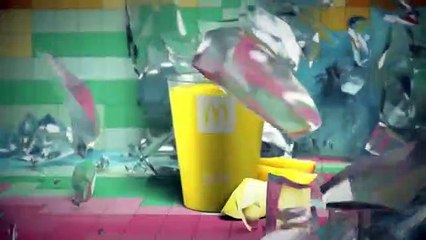 3D ad for MacDonalds Smoothie