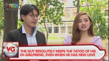 THE GUY RESOLUTELY KEEPS THE TATOO OF HIS EX-GIRFRIEND EVEN WHEN HE HAS NEW LOVE
