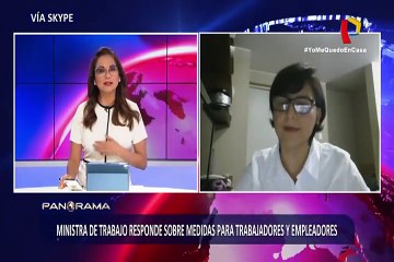 Ministra del MTPE: “Estamos trabajando para que nadie sea despedido de su empleo”