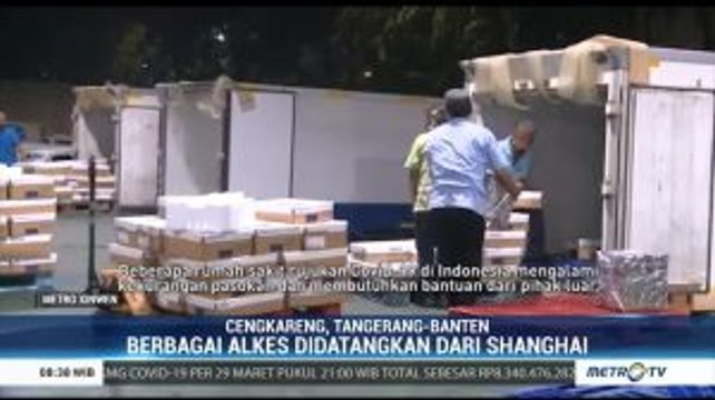 Berbagai Bantuan Alat Medis Didatangkan dari Shanghai