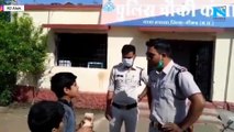 School children donate their piggy bank for Coronavirus relief, police salute