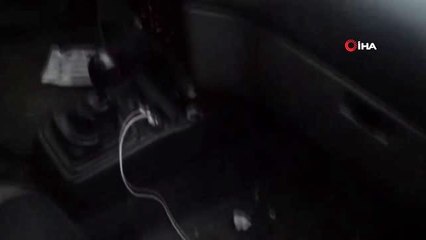 Kaza yaptı aracını bırakıp ormana kaçtı