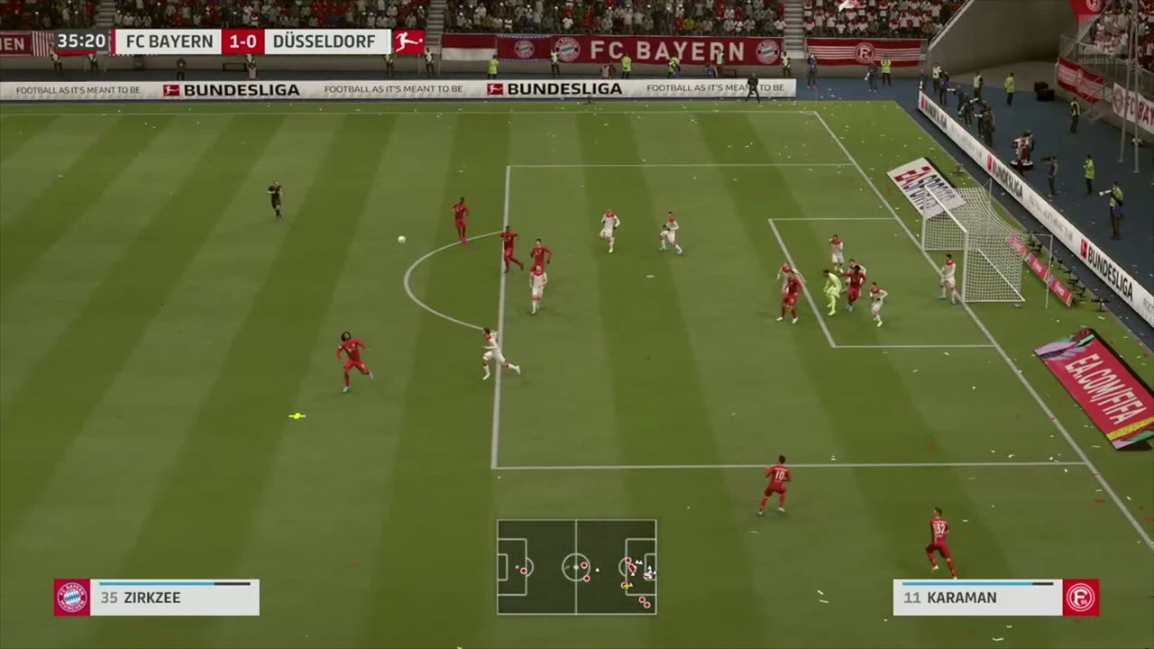 Bayern Munich - Düsseldorf sur FIFA 20 : résumé et buts (Bundesliga - 29e journée)