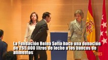 La Fundación Reina Sofía hace una donación de 265.000 litros de leche a los bancos de alimentos