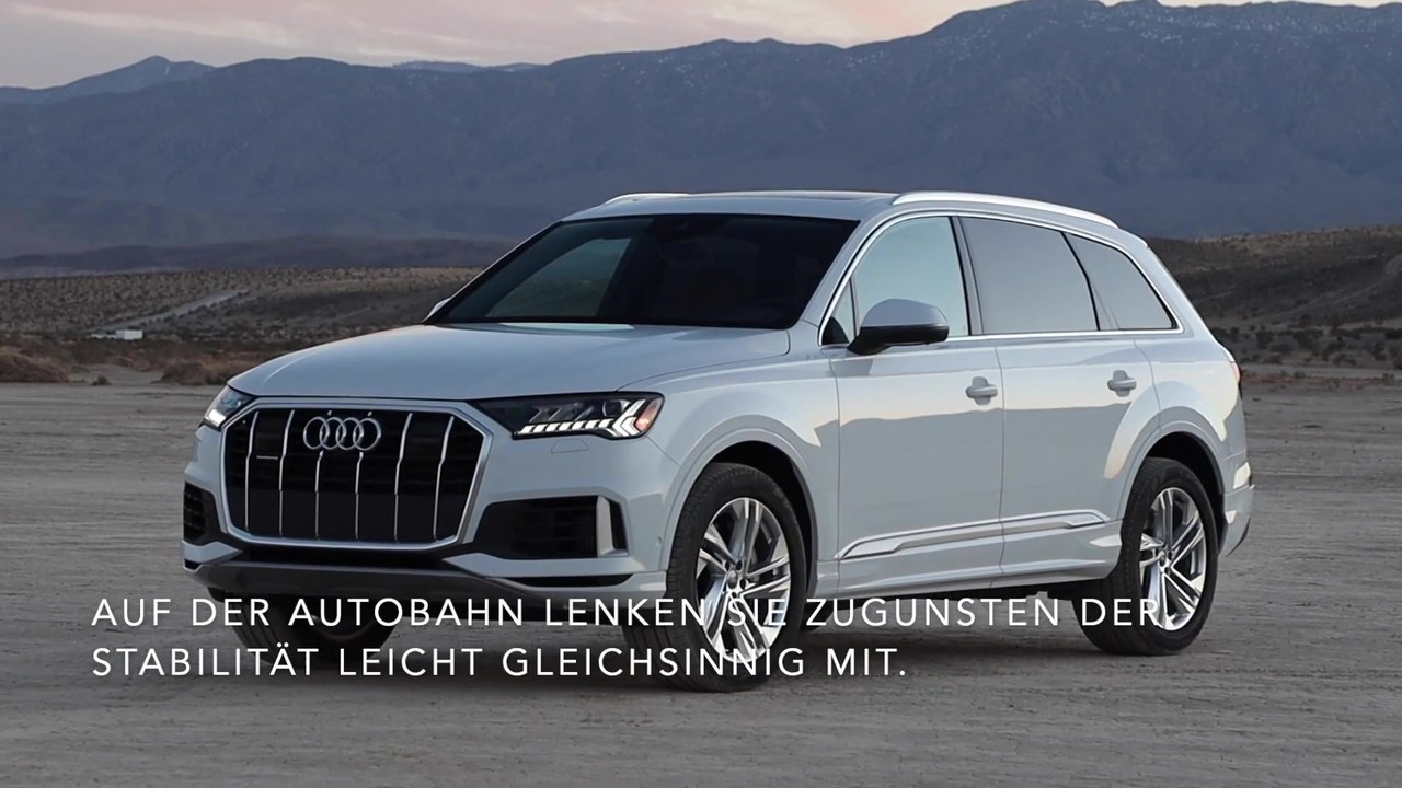 Der Audi Q7 - Sportlich auf der Straße, stark im Gelände - das Fahrwerk