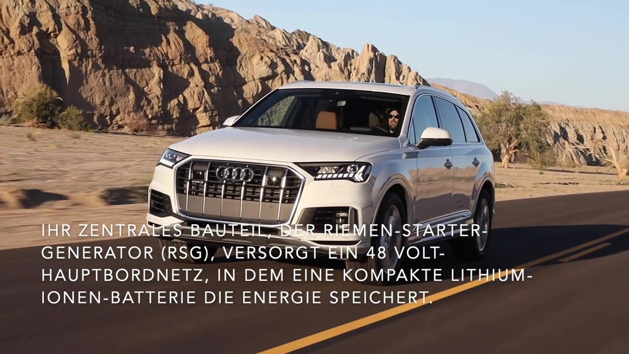 Der Audi Q7 - Mild-Hybrid-Technologie in Serie - der Antrieb