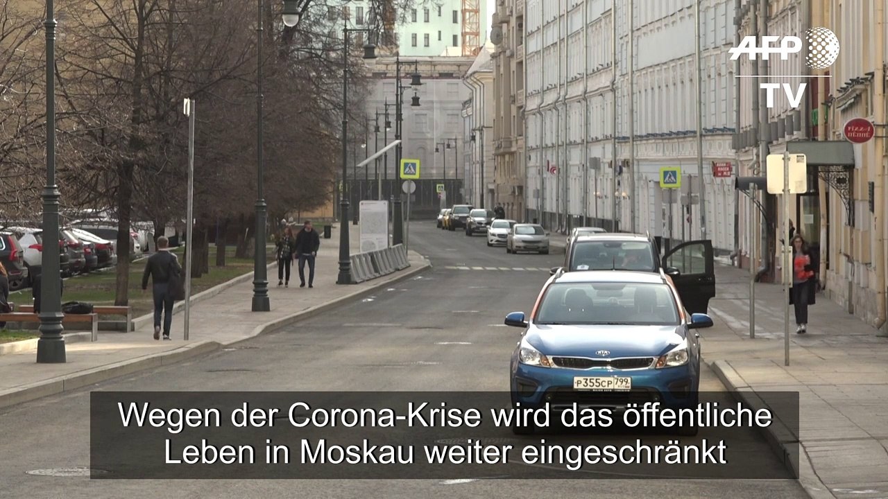 Moskau verschärft wegen Coronavirus Ausgangsbeschränkungen und schließt Grenzen