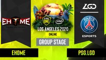 Dota2 - EHOME vs. PSG.LGD - Game 3 - Group Stage - CN - ESL One Los Angeles