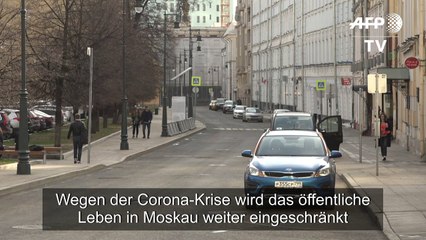 Moskau verschärft wegen Coronavirus Ausgangsbeschränkungen und schließt Grenzen