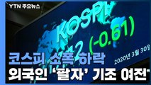 1,700선 회복한 코스피, 외국인 '팔자' 기조에 하락 마감 / YTN