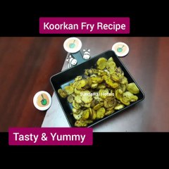 Koorkan Kizhangu Fry Recipe | Chinese Potato Fry Recipe | Sundaikai Hotels