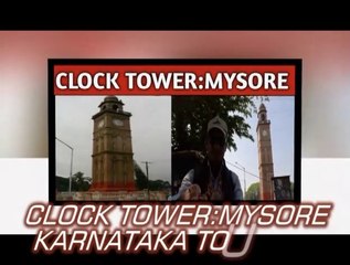 CLOCK TOWER:MYSORE-KARNATAKA TOURISM #gypsymusafir113