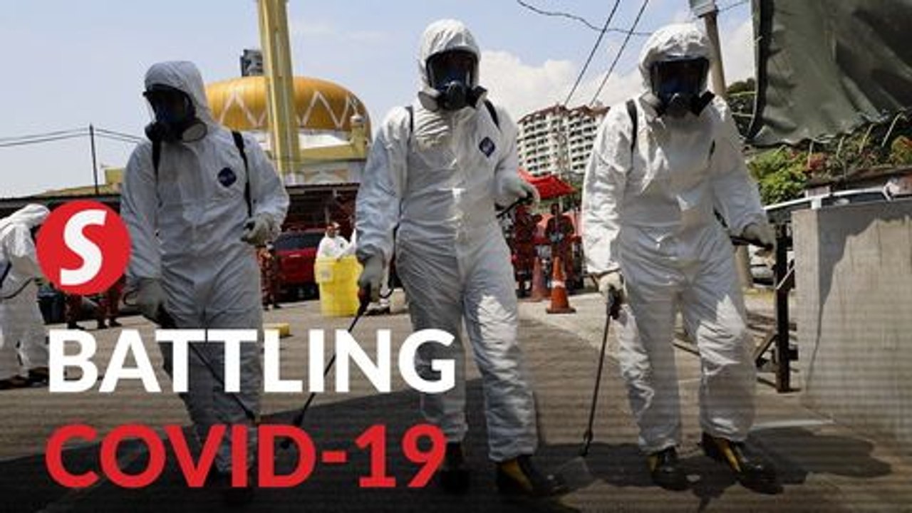 Penang begins disinfection works at yellow zones