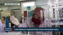 Cara Meracik Hand Sanitizer Karya Mahasiswa Universitas Lampung