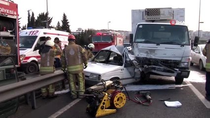 Bakırköy E-5'te feci kaza: 1 kişi hayatını kaybetti