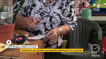 Coronavirus : En Saône-et-Loire, des gardes-champêtres livrent des courses  pour les personnes en confinement