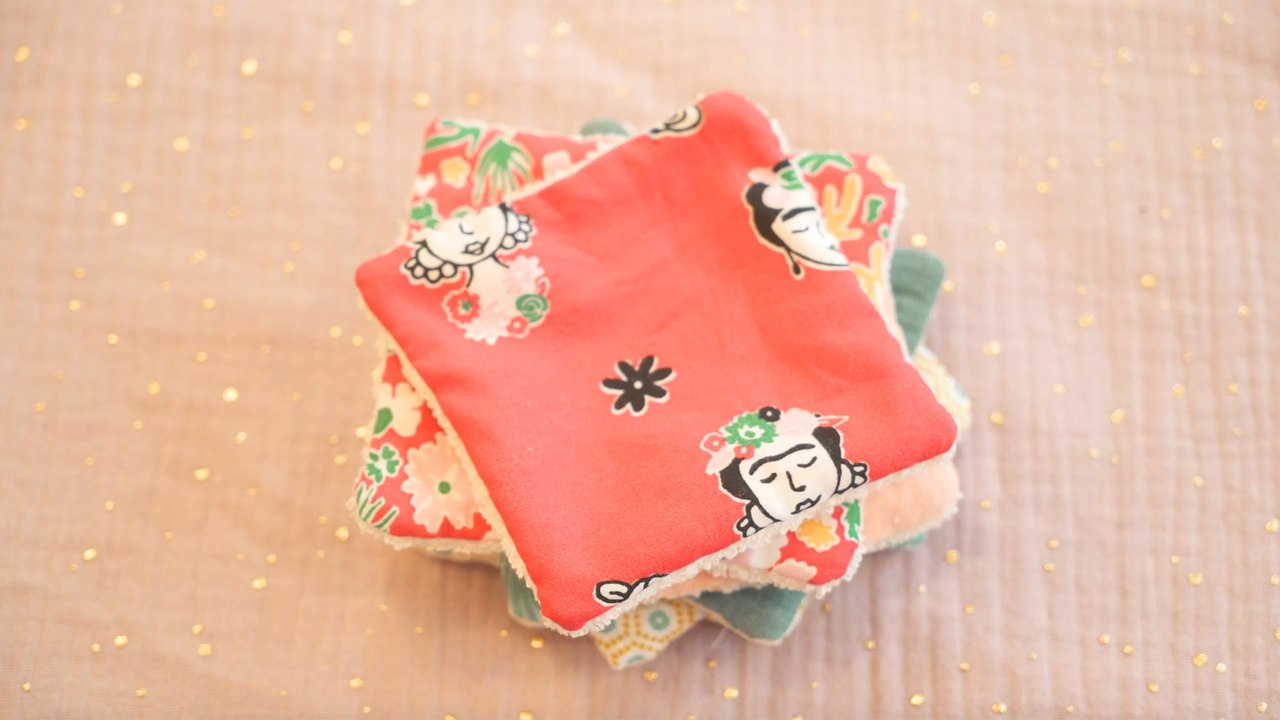 Tuto : fabriquer ses lingettes lavables démaquillantes (sans machine à coudre)