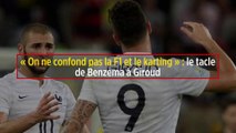 « On ne confond pas la F1 et le karting » : le tacle de Benzema à Giroud