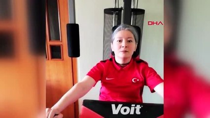 SPOR Paralimpik sporcu Aysel Özgan'dan "Evde kal" çağrısı