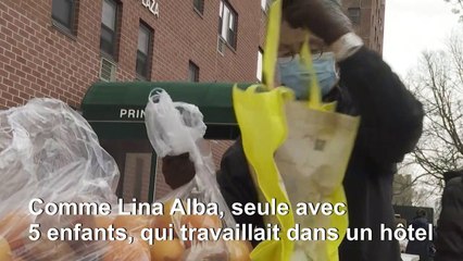 Coronavirus: à New York, afflux de nouveaux venus aux banques alimentaires