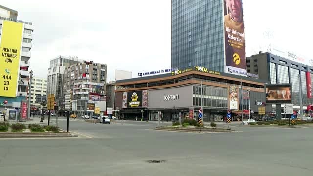 Meydanlarda koronavirüs sessizliği - ANKARA/ANTALYA/DİYARBAKIR/İSTANBUL/İZMİR/TRABZON