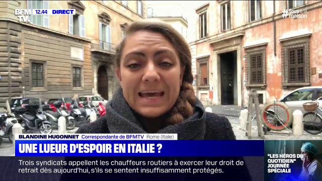 Coronavirus: en Italie, forte baisse du nombre de cas graves