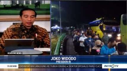 Jokowi: Batasi Pergerakan Sosial Pemudik untuk Cegah Penyebaran Covid-19