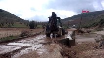 GAZİANTEP Nizip ve Karkamış'ta tarım arazilerinde sel zararı