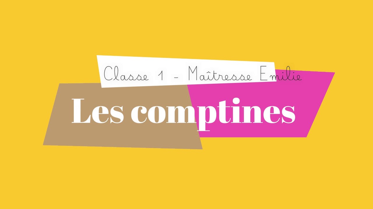 Comptines PS