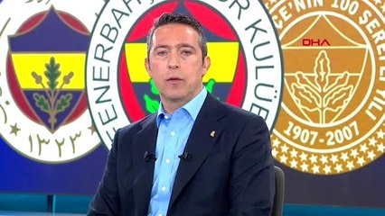 SPOR Ali Koç Ülke olarak omuz omuza mücadele etme zamanı
