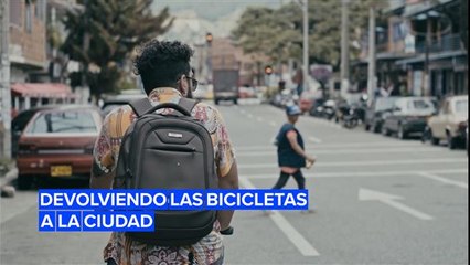 Promocionando el uso de la bicicleta en Colombia