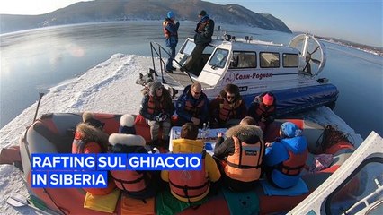 Cose da fare nella vita: rafting sul ghiaccio