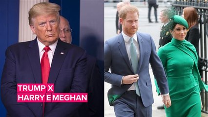 Trump não parece querer amizade com os Duques de Sussex