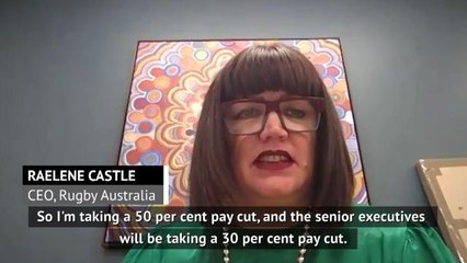 Rugby Australia CEO Castle takes 50 per cent pay cut