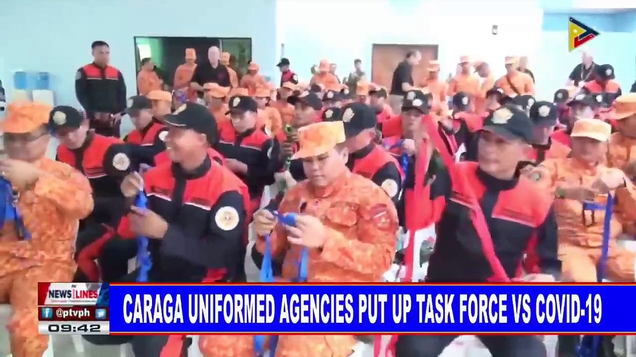 Caraga uniformed agencies put up task force vs CoVID-19
