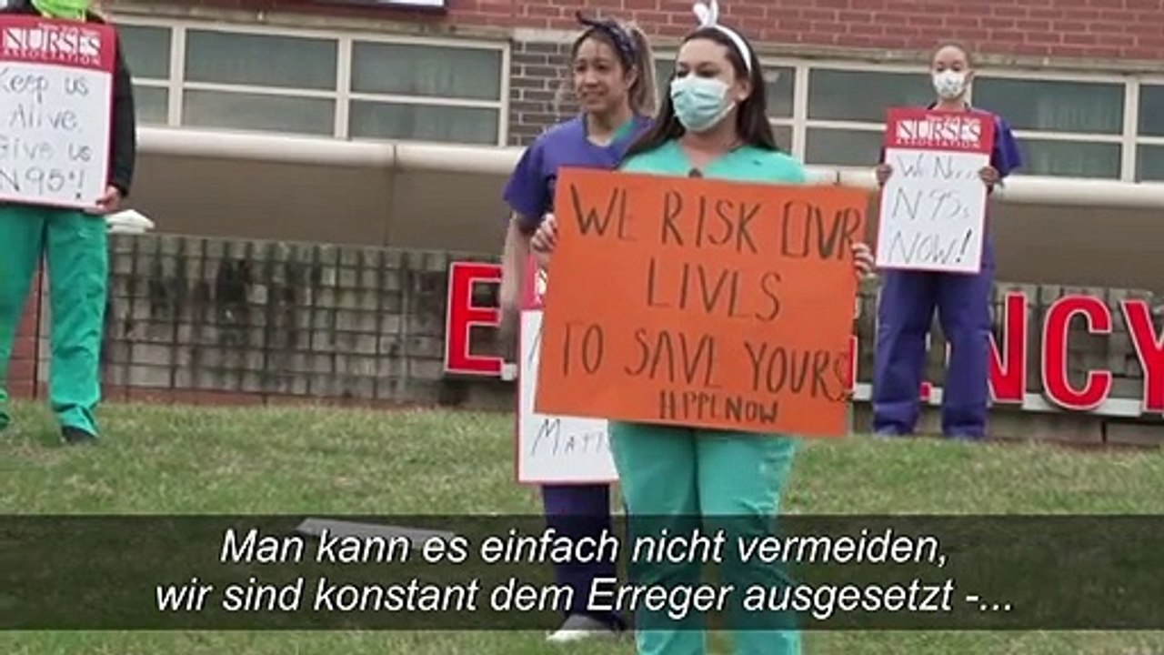 New Yorker Krankenschwester: 'Die Lage ist außer Kontrolle'