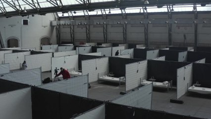 Ouverture prochaine du centre de triage et d'accueil de MSF à Bruxelles (vidéo G. MINNE/CAVIAR.ARCHI)