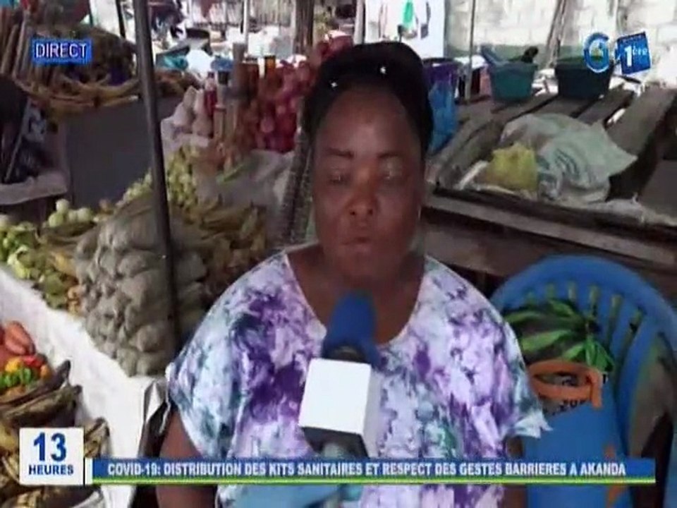 RTG / Covid 19 - Distribution des kits sanitaires et respect des gestes barrières à Akanda