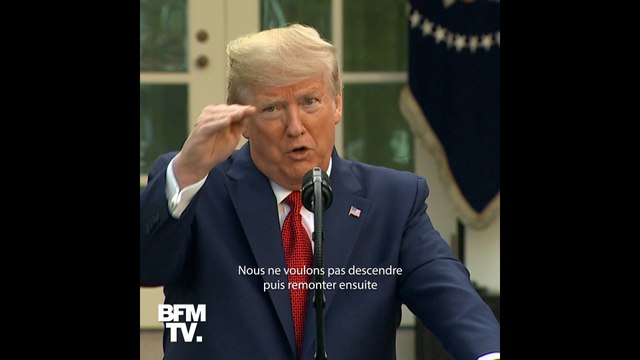 Donald Trump rétro-pédale sur un possible allègement des restrictions