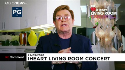 Too close for concert: Stars play from home to raise coronavirus cash