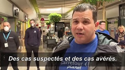 Coronavirus: des salariés d'un hypermarché exercent leur droit de retrait à Vitrolles