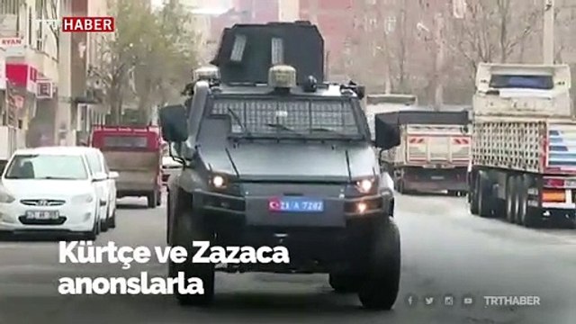 Diyarbakır'da Kürtçe ve Zazaca anonslar ile Evde kal çağrısı