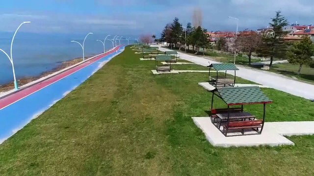Beyşehir Gölü kıyılarındaki parklarda 'koronavirüs' sessizliği - KONYA